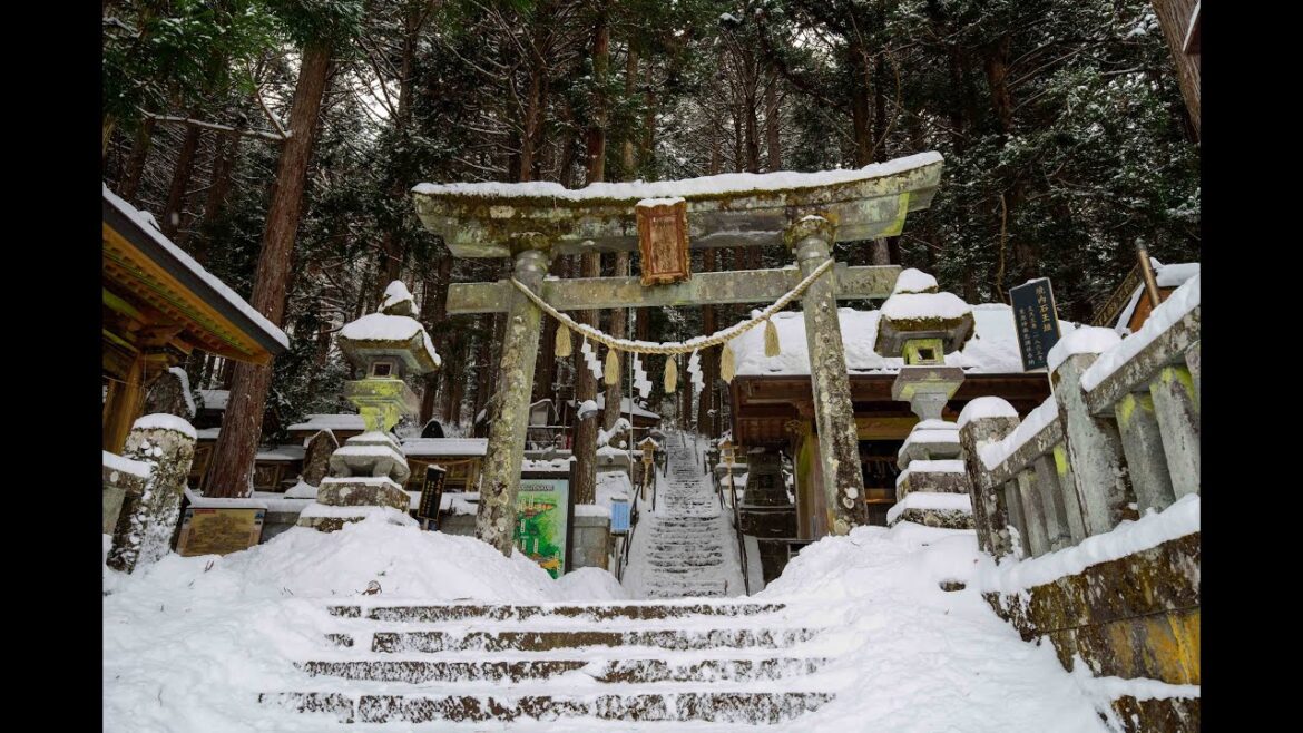Remote Sato Shrine, Mt Ontake, Nagano Japan