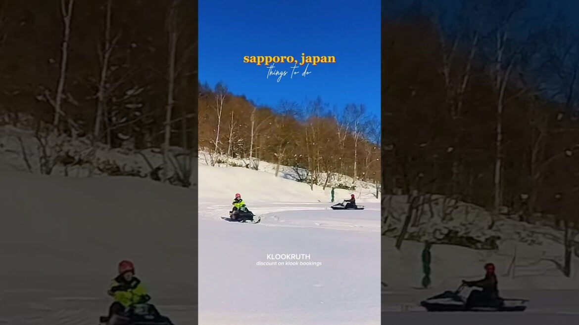 𝐓𝐡𝐢𝐧𝐠𝐬 𝐭𝐨 𝐃𝐨 𝐢𝐧 𝐒𝐚𝐩𝐩𝐨𝐫𝐨, 𝐉𝐚𝐩𝐚𝐧 ❄️ Discount Code: KLOOKRUTH #sapporo #japan