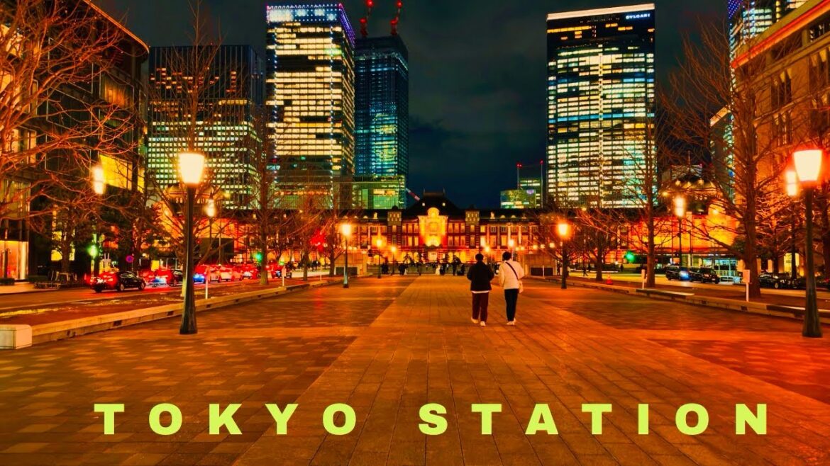 [4K] Night walking Tour From Tokyo Station-Yurakucho station in Feb 2025 @VIRTUALJAPAN @4KJAPAN