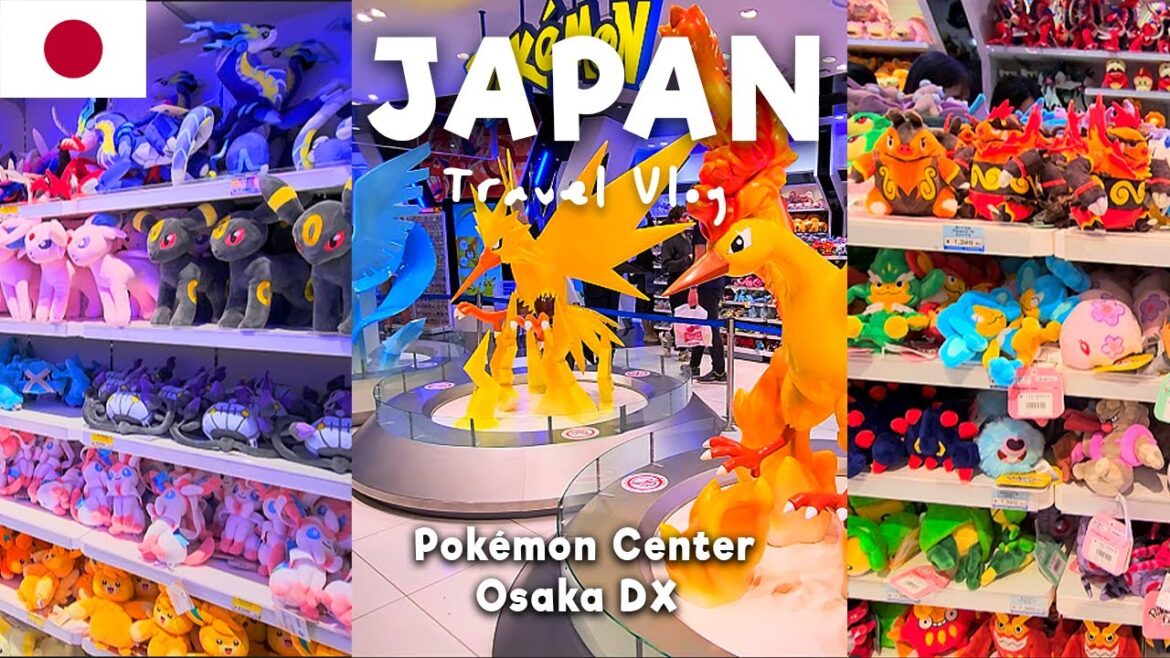 🇯🇵 Pokémon Center Osaka DX Tour - Travel Vlog (subs in EN & PT-BR)