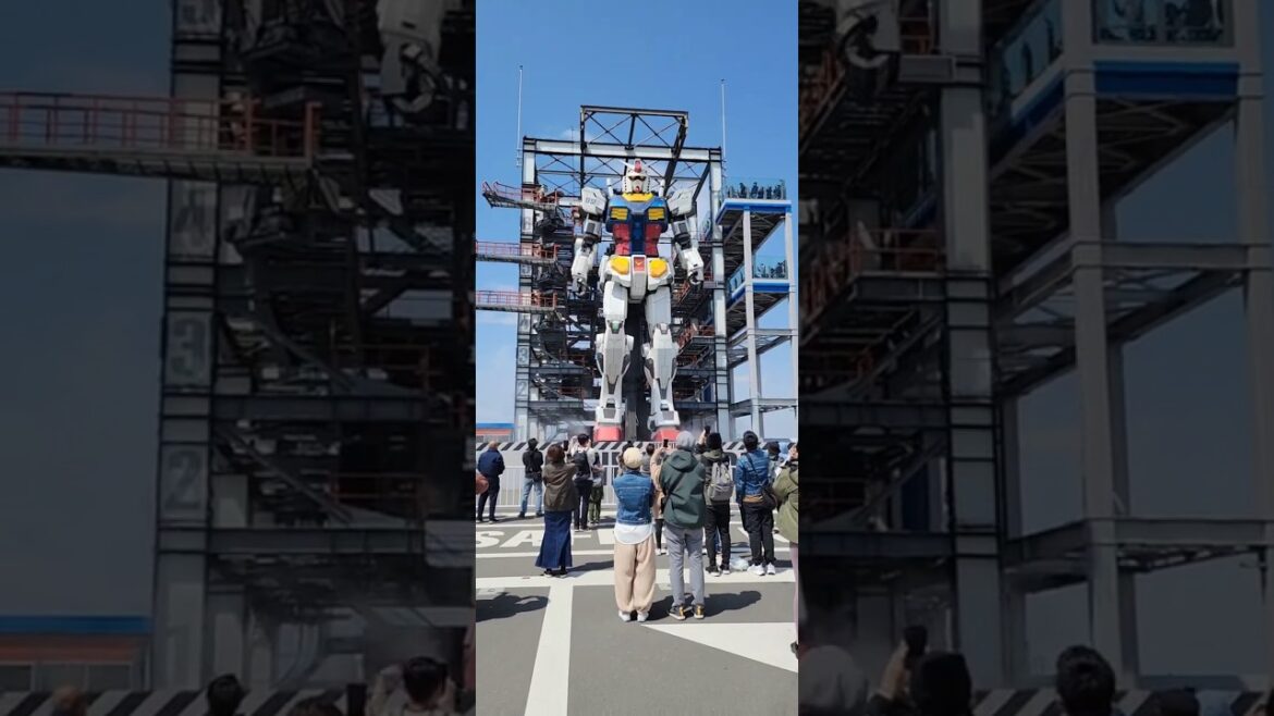 Meet Gundam RX 78 at Gundam Factory in Yokohama, Japan