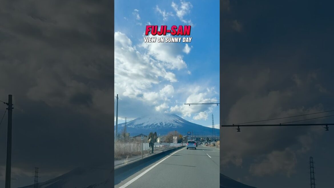 Fuji-san view on a sunny day…!!! #japan #tokyo #mountfuji Fuji-san view on a sunny day…!!! #japan #tokyo #mountfuji