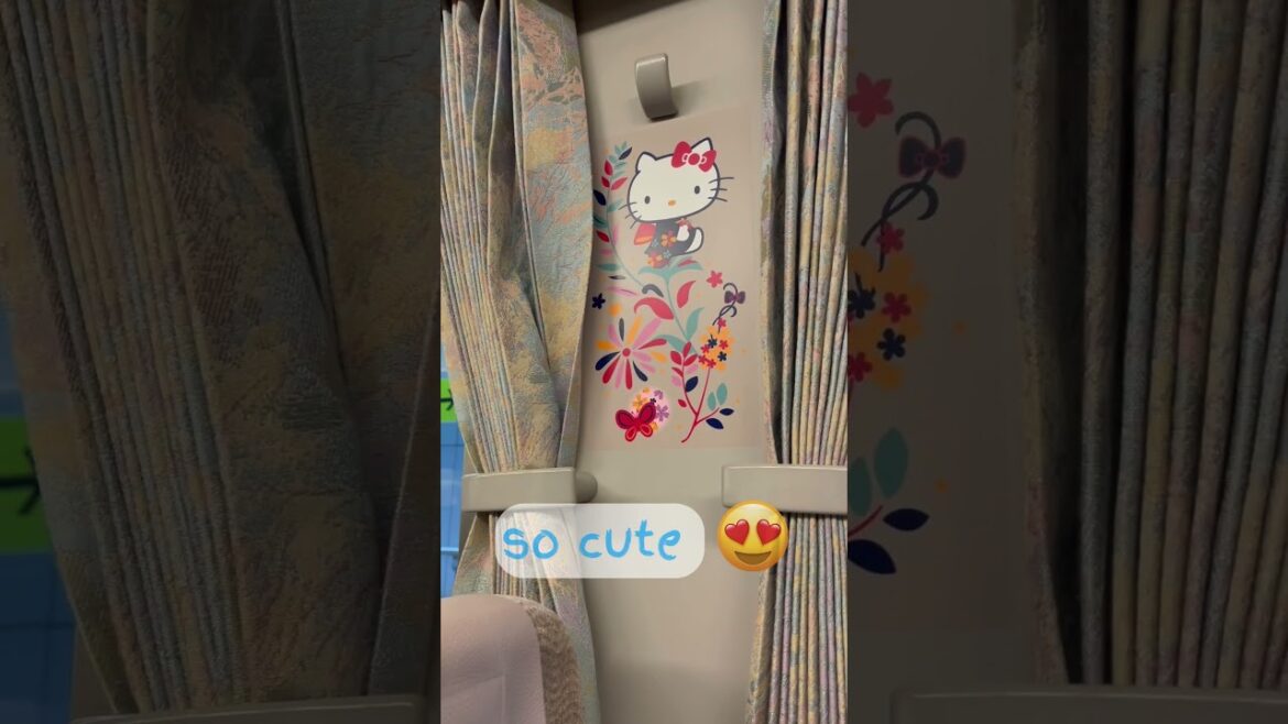 Taking Haruka train for the first time #shorts #Haruka #Japan #Travel #Osaka #hellokitty #train