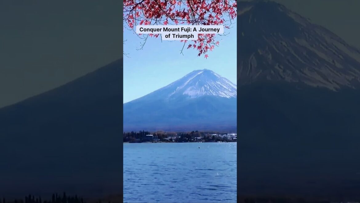 Ready to conquer the majestic Mount Fuji? 🏔️✨ Ready to conquer the majestic Mount Fuji? 🏔️✨