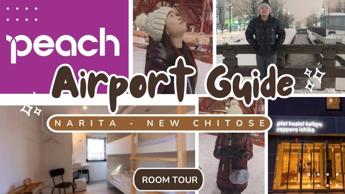 PLAT HOSTEL KEIKYU SAPPORO ICHIBA - ROOM TOUR - AIRPORT GUIDE NEW CHITOSE #sapporo2025 #wintervlogs