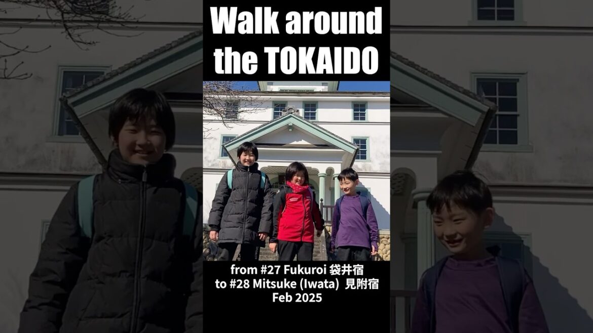 Walk around the #TOKAIDO / 27.Fukuroi - 28.Mitsuke (Iwata) (2)