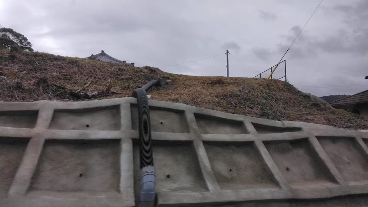 Winter drive towards Munakata Shrine in Fukuoka Prefecture