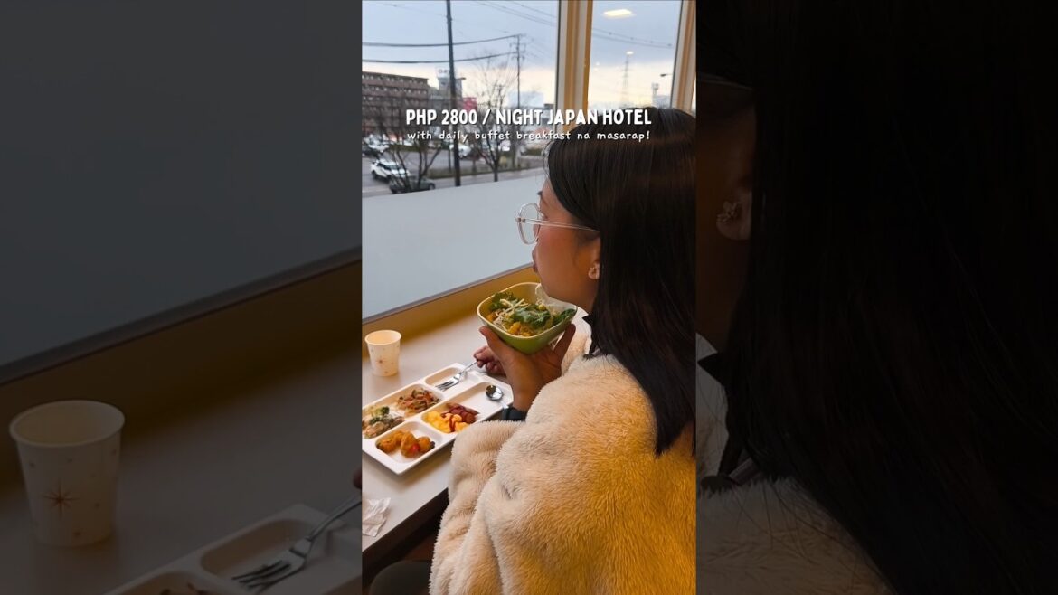 Affordable hotel in Japan with buffet breakfast 🥞 #japanhotel #japantips #japantravel #traveltips