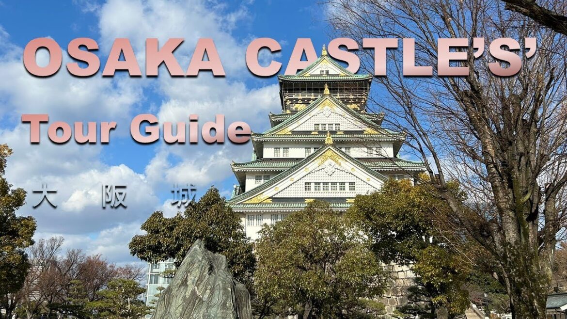 Osaka Castle | Vlog Travel in Japan - 3 | Subtitled Vlog Walking Tour | History & Tips
