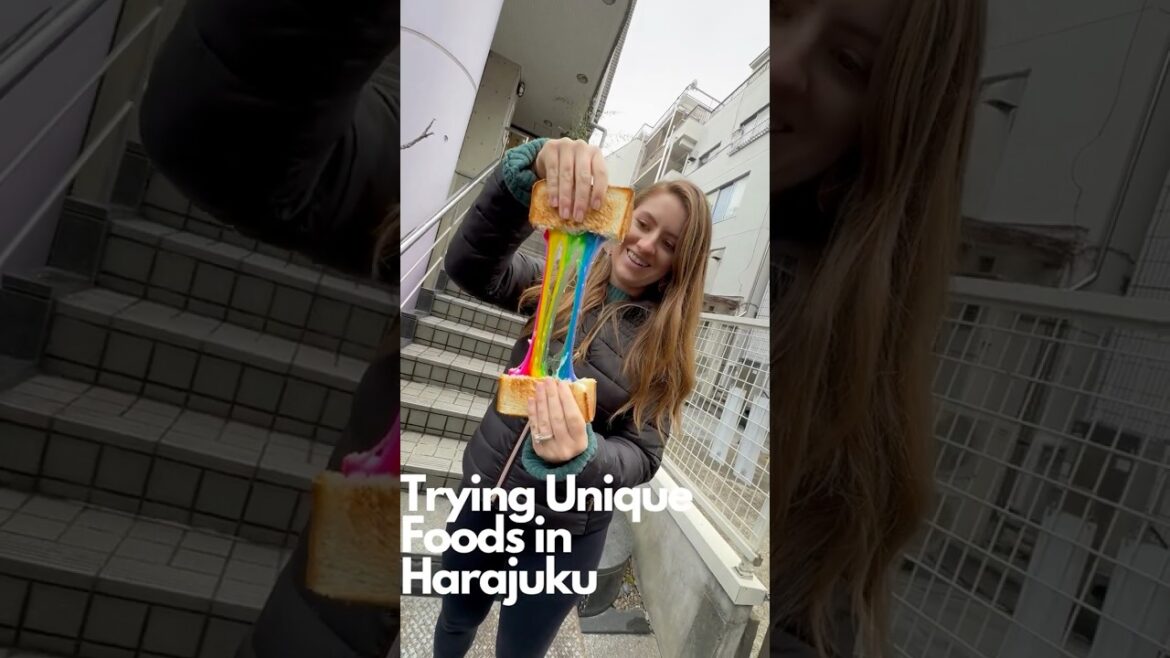 Must-Try Street Foods In Harajuku #japan #shorts