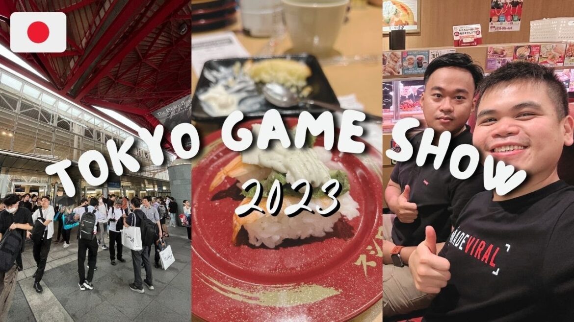 Tokyo Game Show 2023 Experience + Sushiro Japan Feast! | Vlog Awi