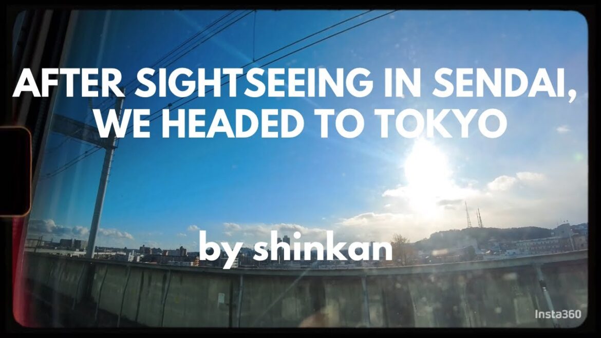 After sightseeing in Sendai, we returned to Tokyo by Shinkansen,Japan