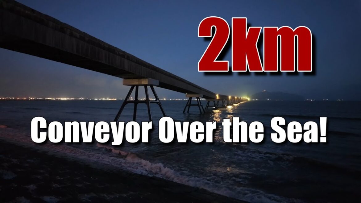 Hidden Industrial Marvel in Japan: Gigantic Conveyor Over Hakodate Bay Hidden Industrial Marvel in Japan: Gigantic Conveyor Over Hakodate Bay