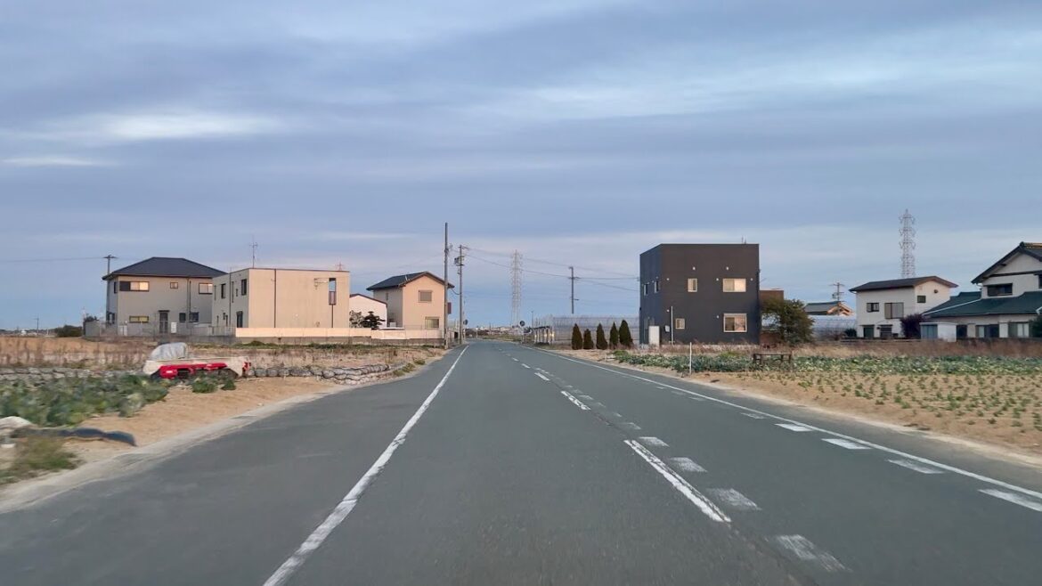 Friday, February 21, 2025 | Calm Sunset to Dusk Drive from Work from Toyohashi towards Hamamatsu Friday, February 21, 2025 | Calm Sunset to Dusk Drive from Work from Toyohashi towards Hamamatsu