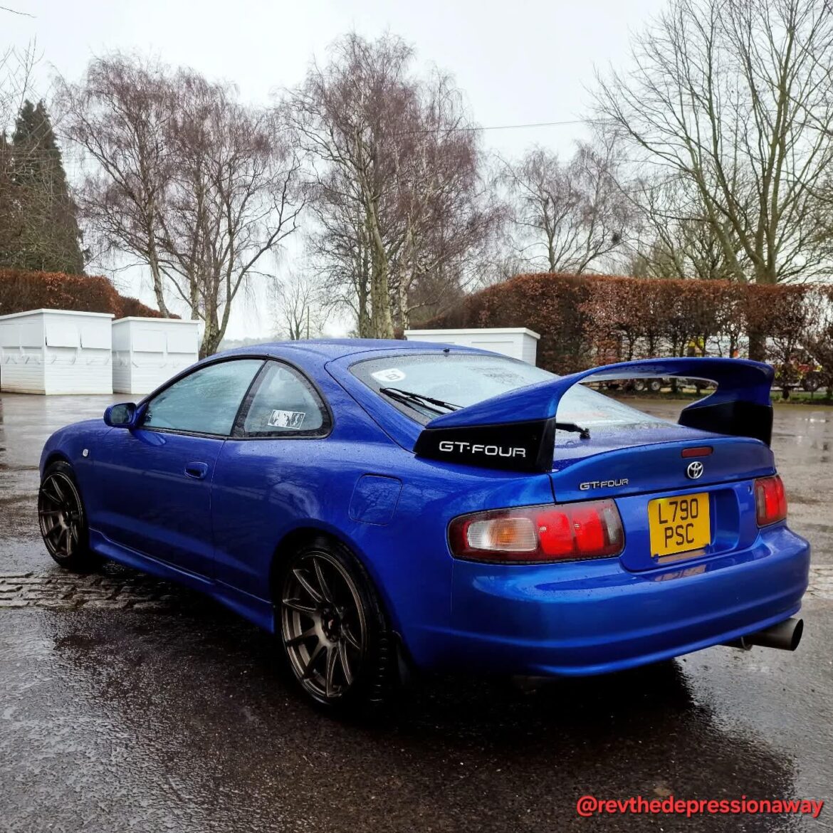 Celica GT4 in the rain