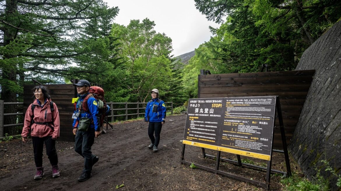 Japan imposes new fees on Mount Fuji climbers