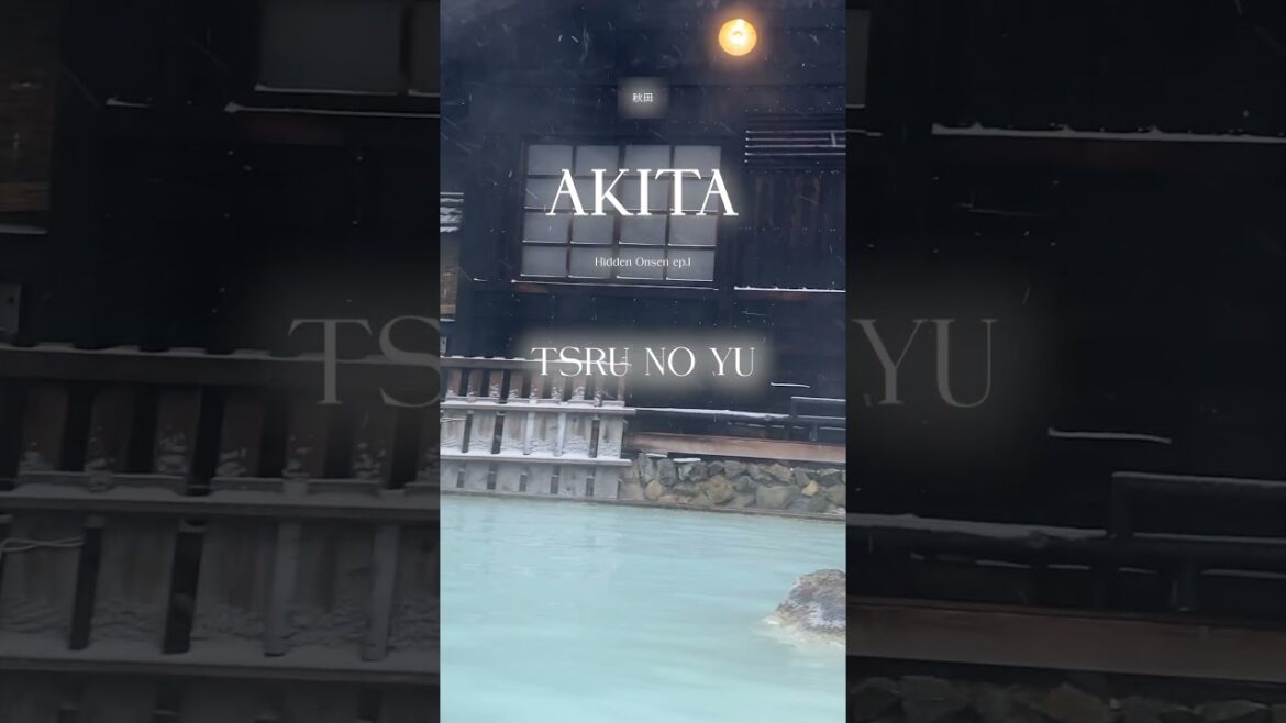 [아마도 여행#1] 일본 아키타, 뉴토온천마을 비탕 온천여행 |#일본여행 #온천여행 #비탕 #오지 #뉴토온천 #쓰루노유 #오야스쿄 #onsen #tsurunoyu