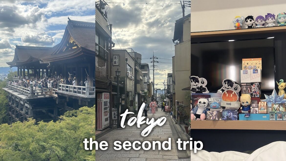tokyo // kyoto day trip! tokyo game show, hotel room tours, and cycling around kyoto