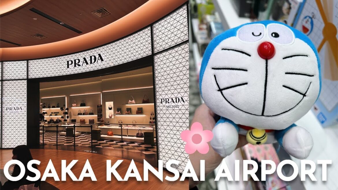 Japan Osaka Kansai airport 🌸 Prada, Gucci, Anime, Tidbits, drugstore 🌸 日本大阪关西国际机场 [4K]