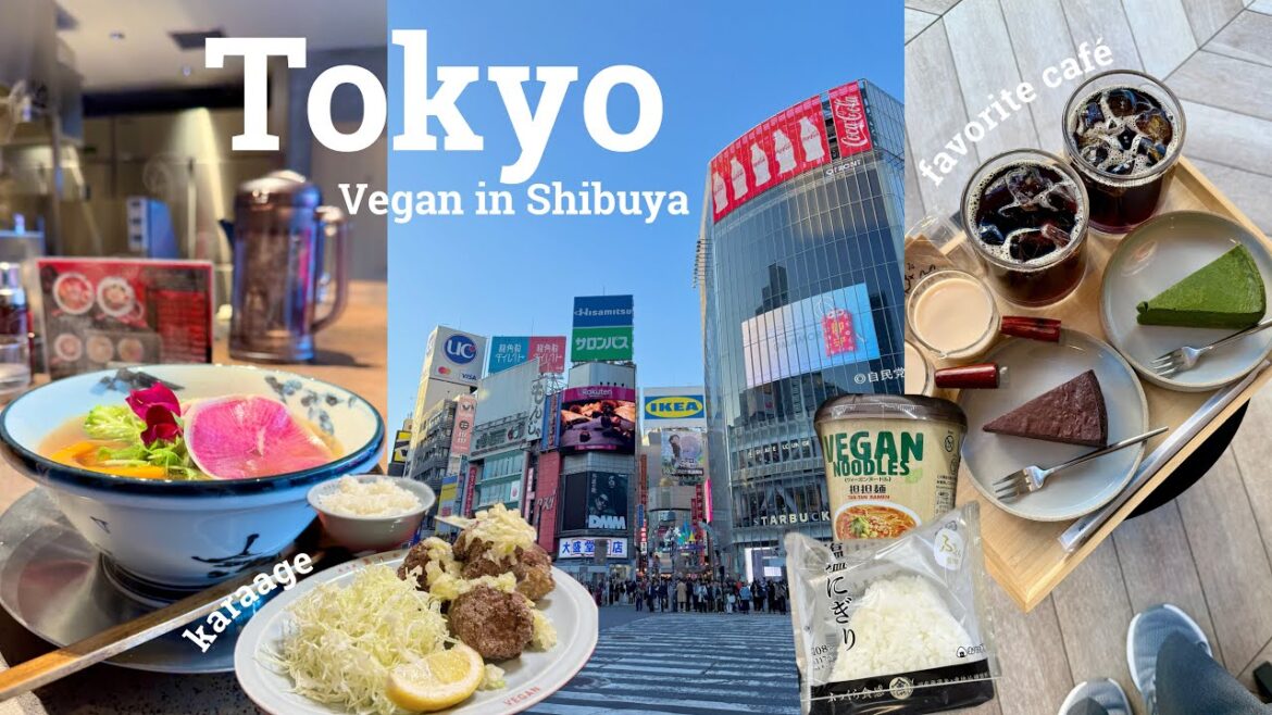 Vegan in Shibuya 🌱 | Cafés, Ramen, Konbini | Tokyo Vlog - Pt 5