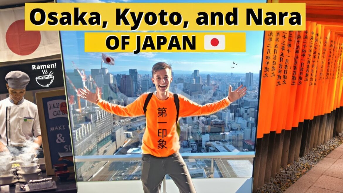 Our First Time! First Impressions of Osaka, Kyoto, and Nara 🇯🇵