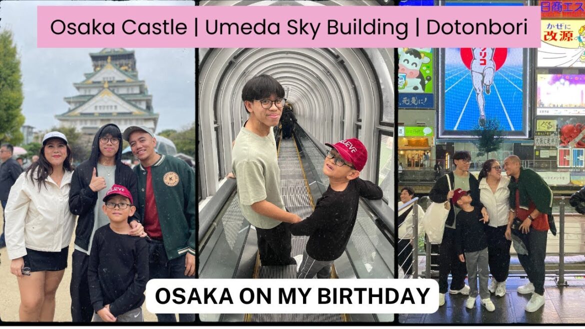 Japan #7: OSAKA: Osaka Castle | Umeda Sky Building | DOTONBORI Birthday Dinner Japan #7: OSAKA: Osaka Castle | Umeda Sky Building | DOTONBORI Birthday Dinner