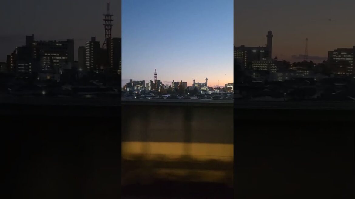 Sendai City at Night on my way to Iwate #japantouristguide #cooljapan #shinkansen#miyagi #tourism