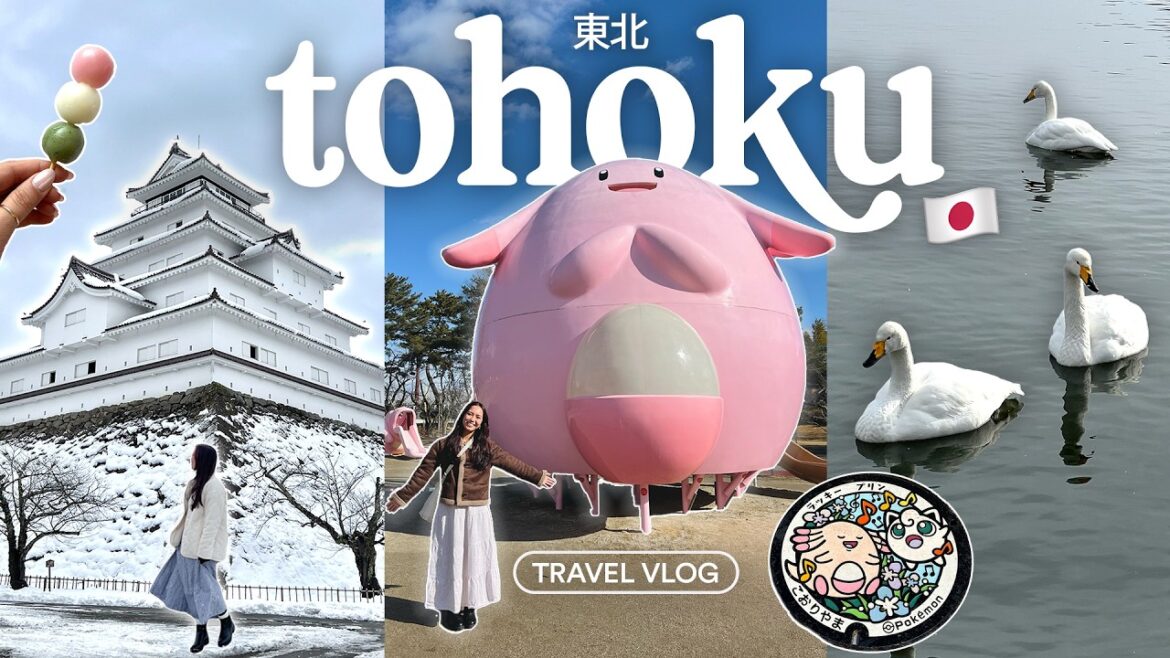 tohoku, japan travel vlog 🇯🇵🏯🦢 tohoku things to do | fukushima, koriyama, aizu, morioka (pt. 1)