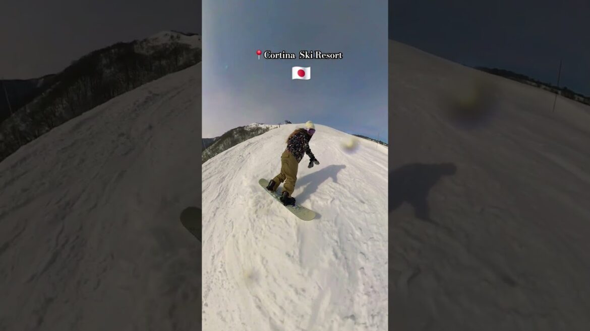 Cortina Ski Resort Hakuba Nagano Japan 🏂 #skiresort #japan #travel #snow #snowboarding #hakuba