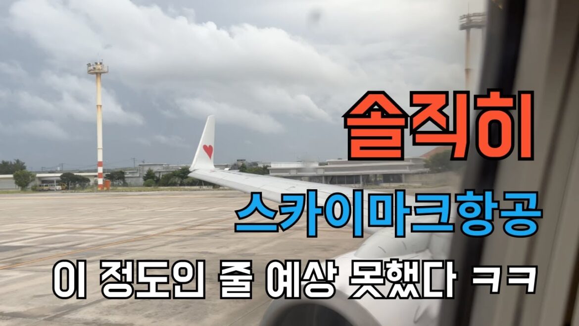 일본 국내선 스카이마크항공 미야코지마 후쿠오카 탑승기 B737-800, 좌석 간격 정말 혜자네? 일본 국내선 스카이마크항공 미야코지마 후쿠오카 탑승기 B737-800, 좌석 간격 정말 혜자네?