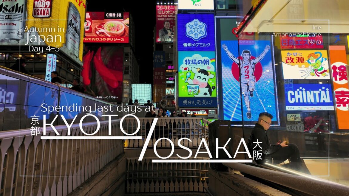 Autumn in Japan Travel Day 4&5 | Last days in Kyoto and Osaka Autumn in Japan Travel Day 4&5 | Last days in Kyoto and Osaka