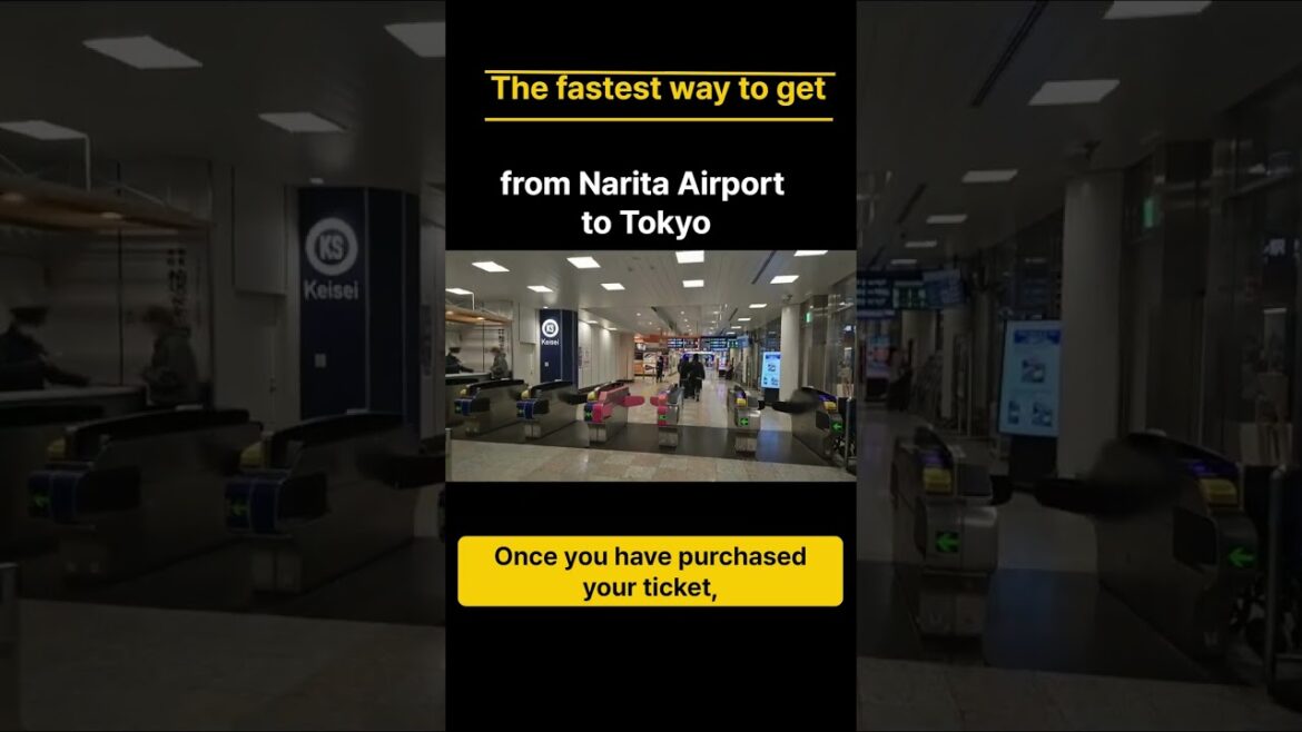 Tokyo Travel. The fastest way to get from Narita Airport to downtown Tokyo.