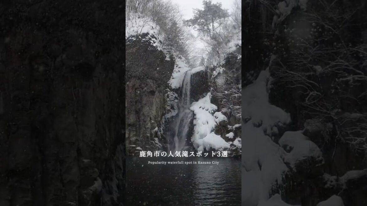 海外からも巡りに来る方がいるほど滝が人気の地『鹿角市』🫎
