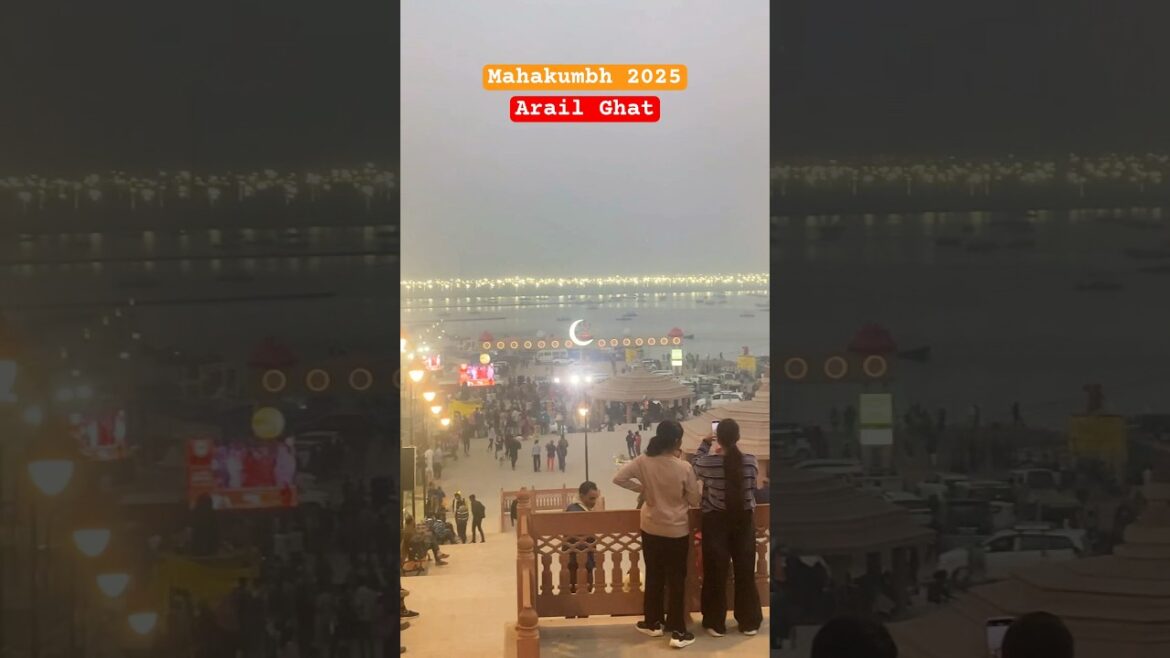 Mahakumbh 2025 Arail ghat #prayagraj #mahakumbh2025 #mahakumbh #kumbh #kumbh2025 #prayagrajkumbh