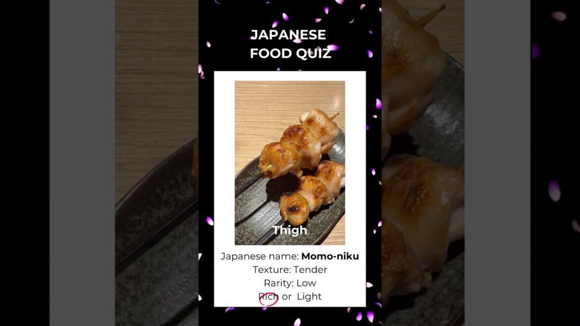 The Juiciest Yakitori Cut You Can’t Resist!