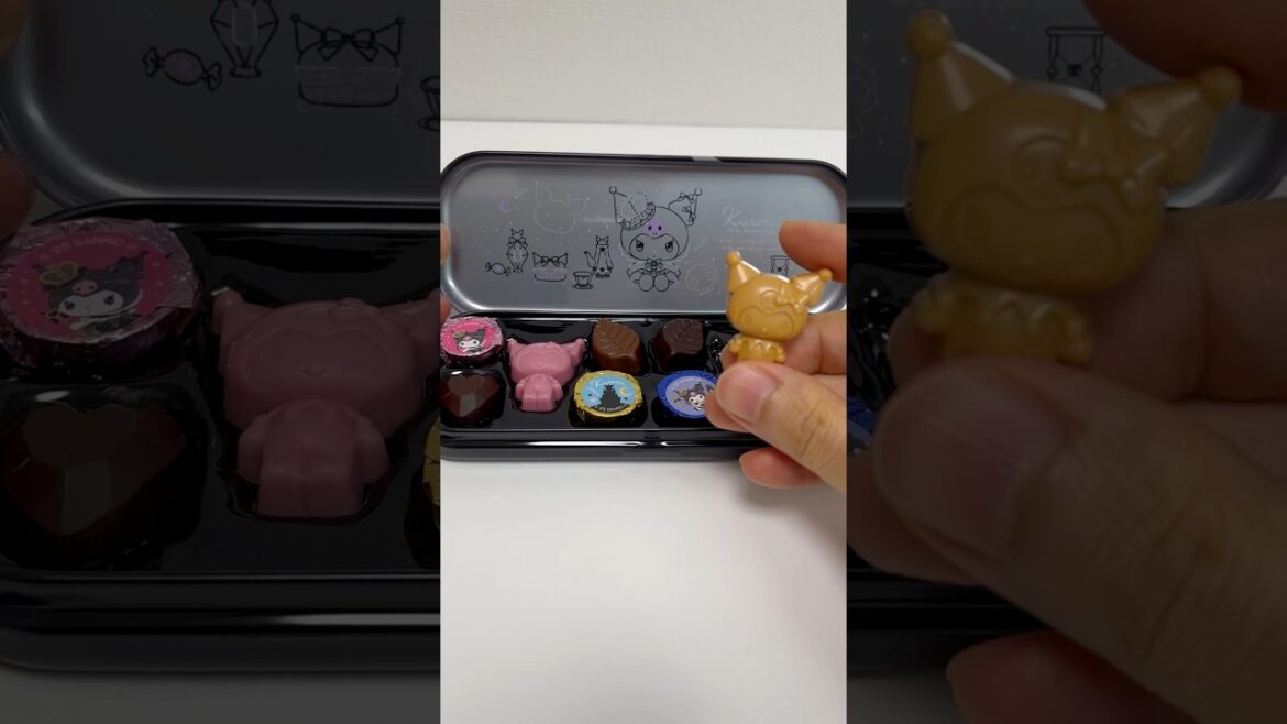 Kuromi 20th Anniversary Chocolate Tin Pencil Case #shorts