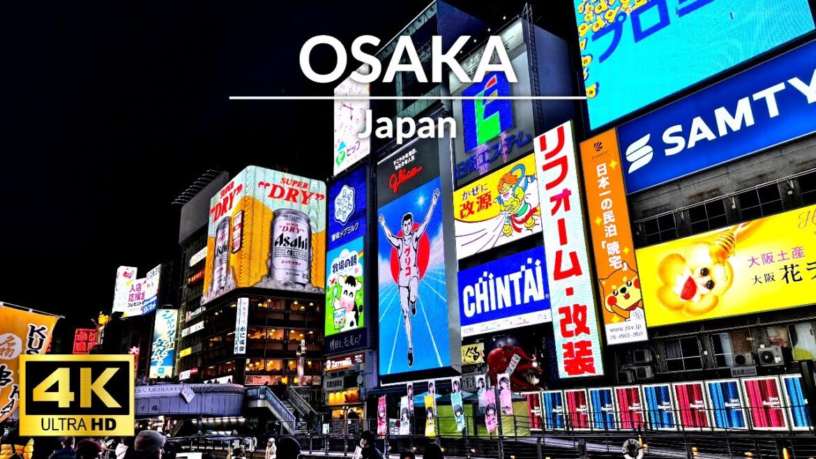 Osaka, Japan | Dotonbori Night Walk – 4K Osaka, Japan | Dotonbori Night Walk - 4K