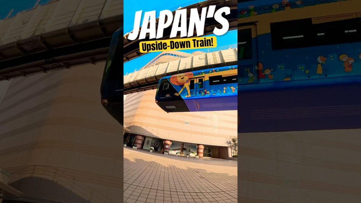 Japan’s Futuristic Upside-Down Train – The World’s Longest Sky Train! | Tokyo Chiba 🤩🇯🇵
