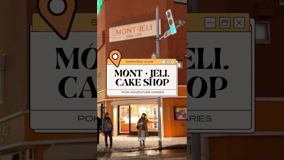 Mont Jeli Cake Shop, Sapporo Hokkaido #sapporo #hokkaido #travel #foodshorts