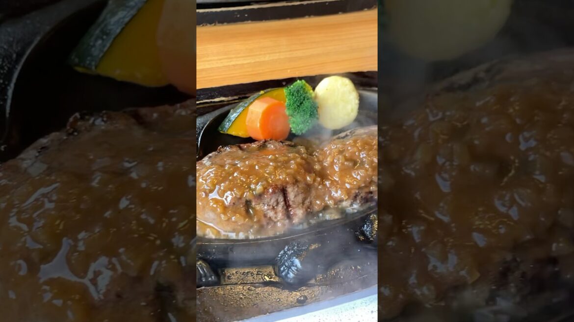 Hamburg steak! #hamburg #japan #food