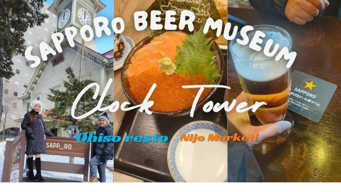 SAPPORO BEER MUSEUM -CLOCK TOWER & OHISO RESTAURANT NIJO MARKET #beermuseum #clocktower #nijomarket SAPPORO BEER MUSEUM -CLOCK TOWER & OHISO RESTAURANT NIJO MARKET #beermuseum #clocktower #nijomarket