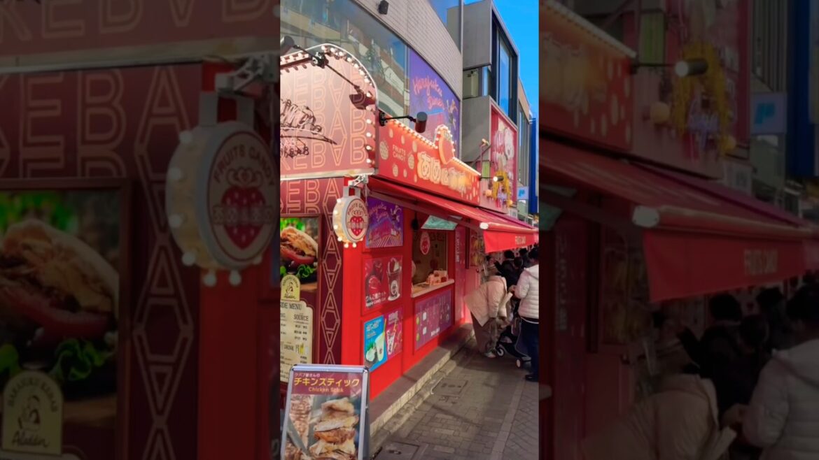 Cinematic Japan street #travel #shorts #tokyo #street walk