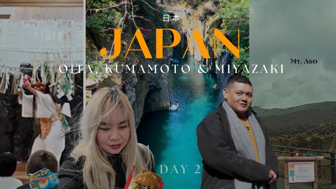 Japan Vlog – Miyazaki & Kumamoto; Takachiho Gorge, Takachiho Shrine and Mt. Aso. Konbini Foods . Japan Vlog - Miyazaki & Kumamoto; Takachiho Gorge, Takachiho Shrine and Mt. Aso. Konbini Foods .