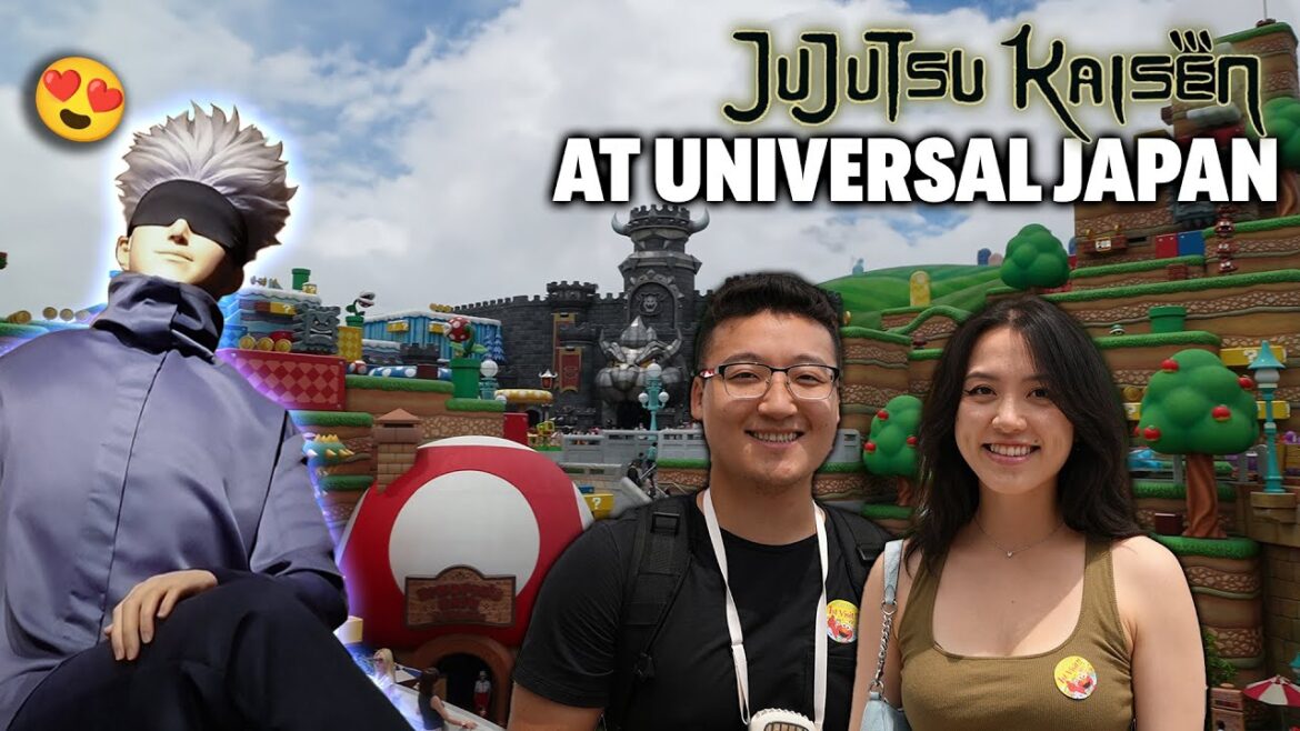 Visiting Universal Studios Japan For the First Time | Jujutsu Kaisen Collab | 4K travel food vlog