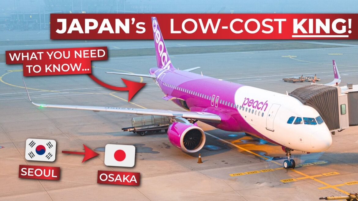 What is a Japanese low-cost airline like? | Peach Airbus A320neo Seoul Incheon to Osaka Kansai! What is a Japanese low-cost airline like? | Peach Airbus A320neo Seoul Incheon to Osaka Kansai!