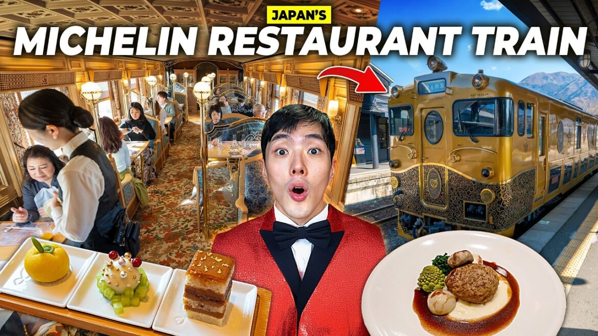 $500 Michelin Restaurant Train in Japan is AMAZING! $500 Michelin Restaurant Train in Japan is AMAZING!