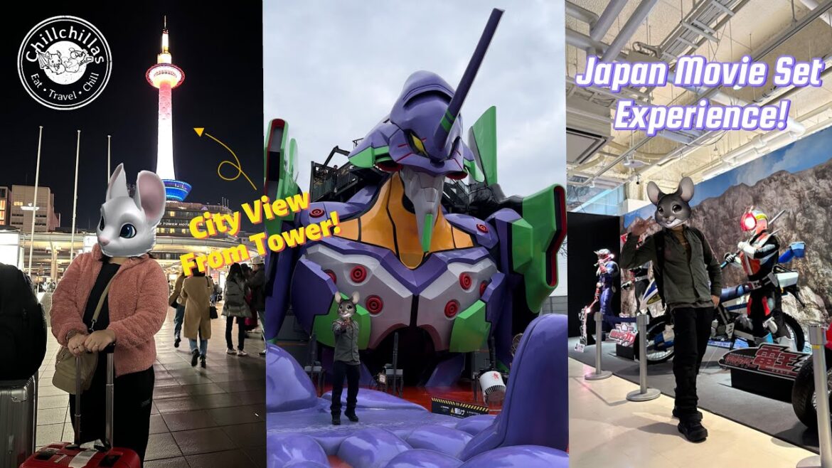 [4K] Japan Autumn Series Ep 2 | TOEI Kyoto Studio Park | Kyoto Tower