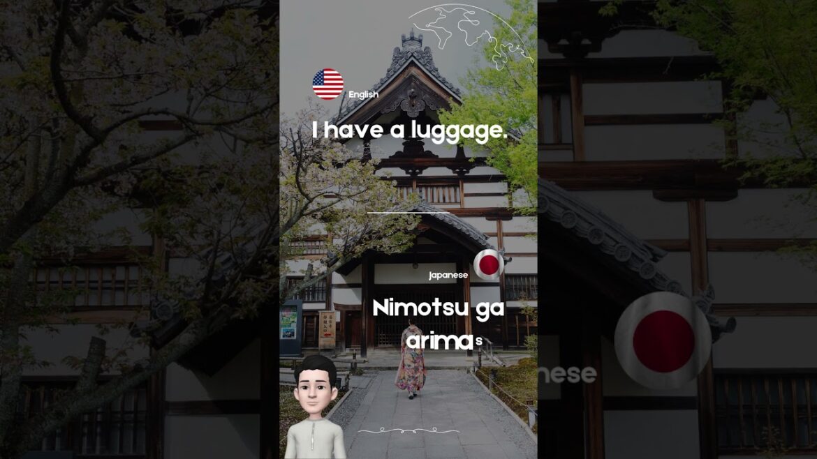 I have luggages #holiday #traveljapan #japanese #shorts