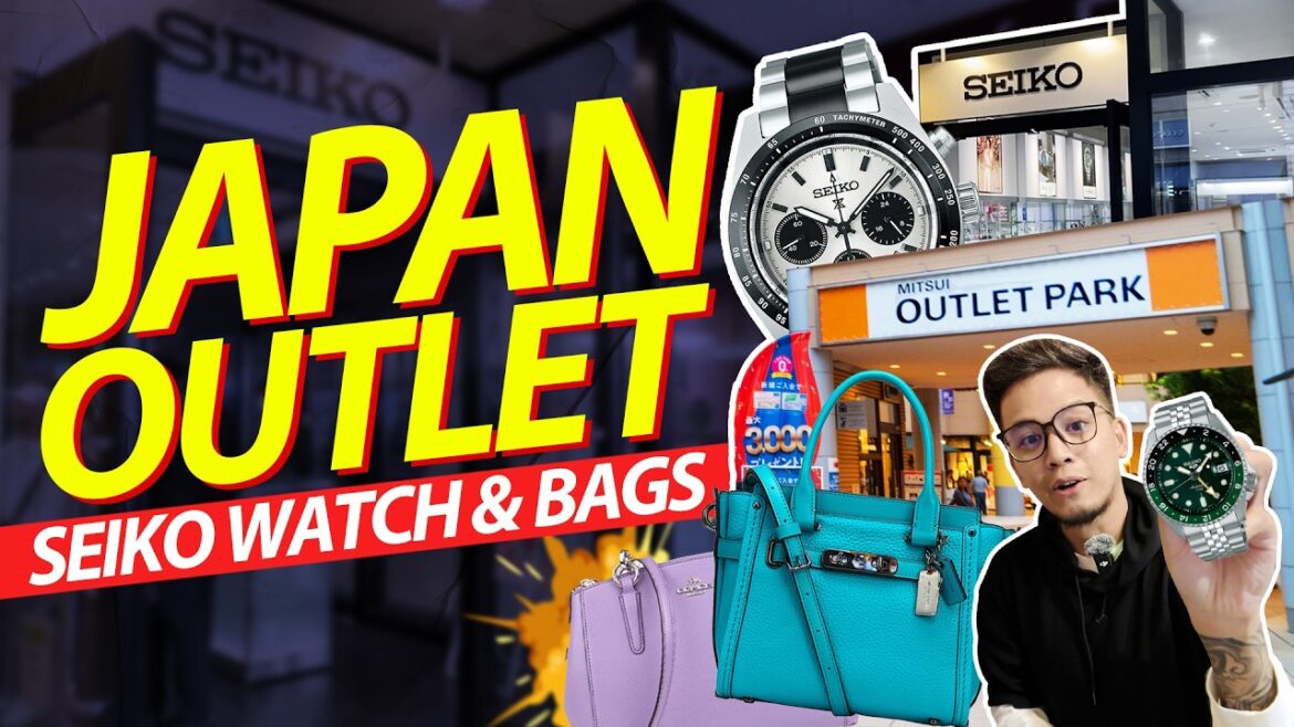 Affordable & RARE Seiko Watch in Mitsui Outlet Japan! How to go back to Narita Airport