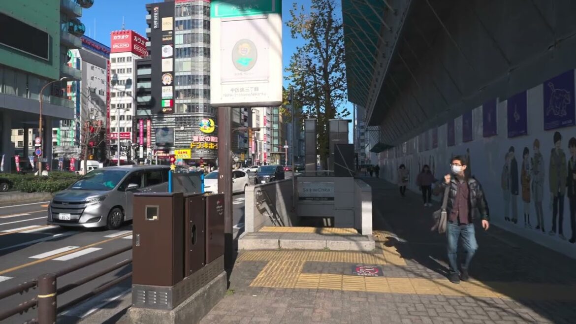 Winter Walk in Sakae Nagoya ❄️✨ Japan’s Vibrant City in 4K